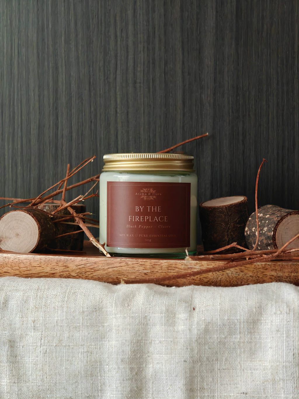 By the Fireplace - Candle & Diffuser Set