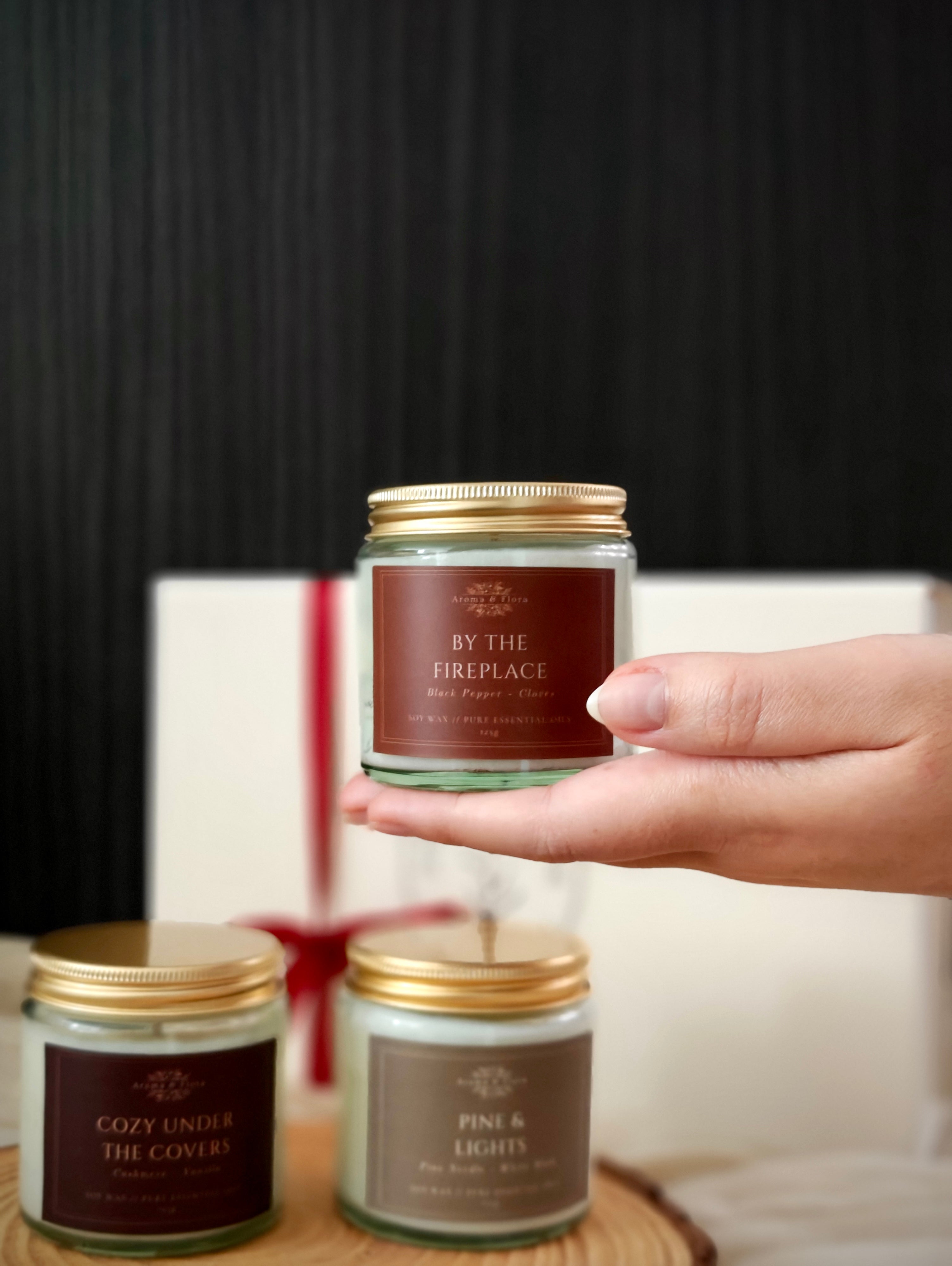 By the Fireplace - Candle