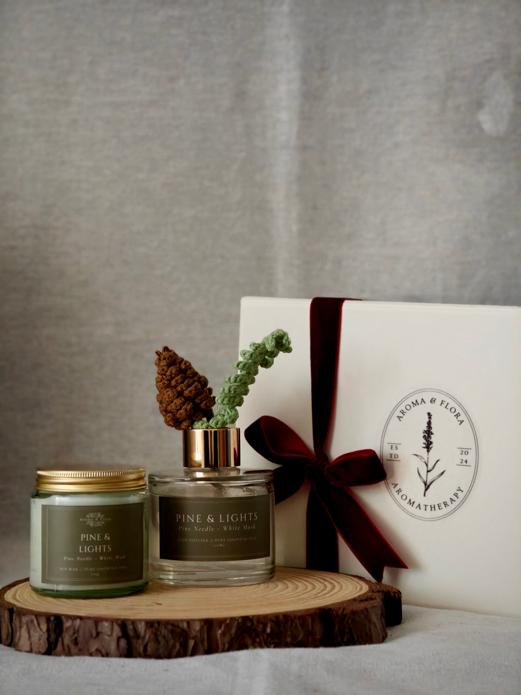 Pine & Lights - Candle & Diffuser Set