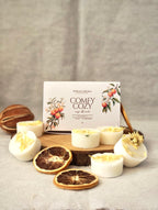 Comfort Cozy scented wax melts with orange and vanilla fragrance