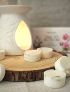 Peony and jasmine wax melts designed to create a calming atmosphere